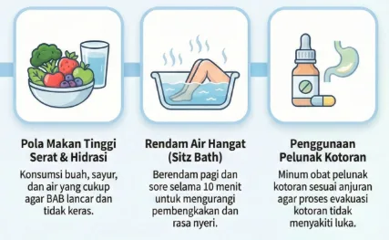 PERAWATAN PASCA OPERASI LASER HEMOROID