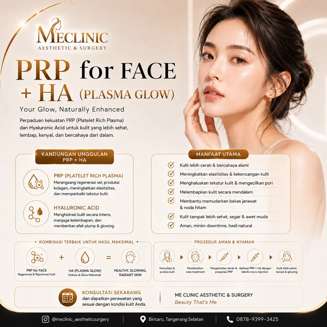 PRP for Face + HA (Plasma Glow)