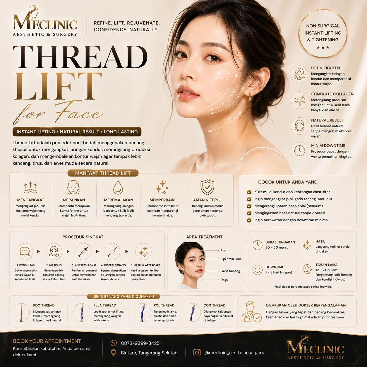 Thread Lift for Face