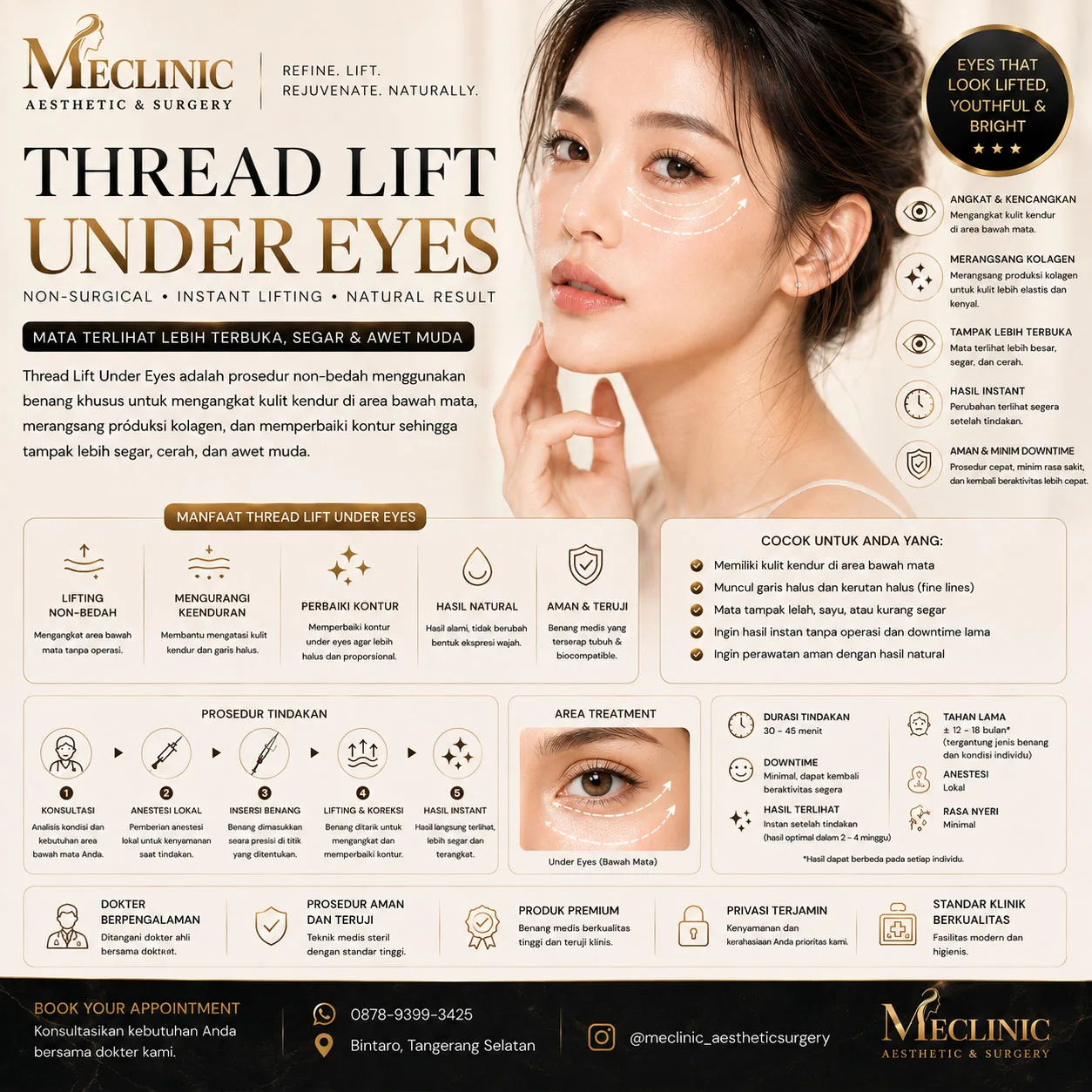 Thread Lift Under Eyes