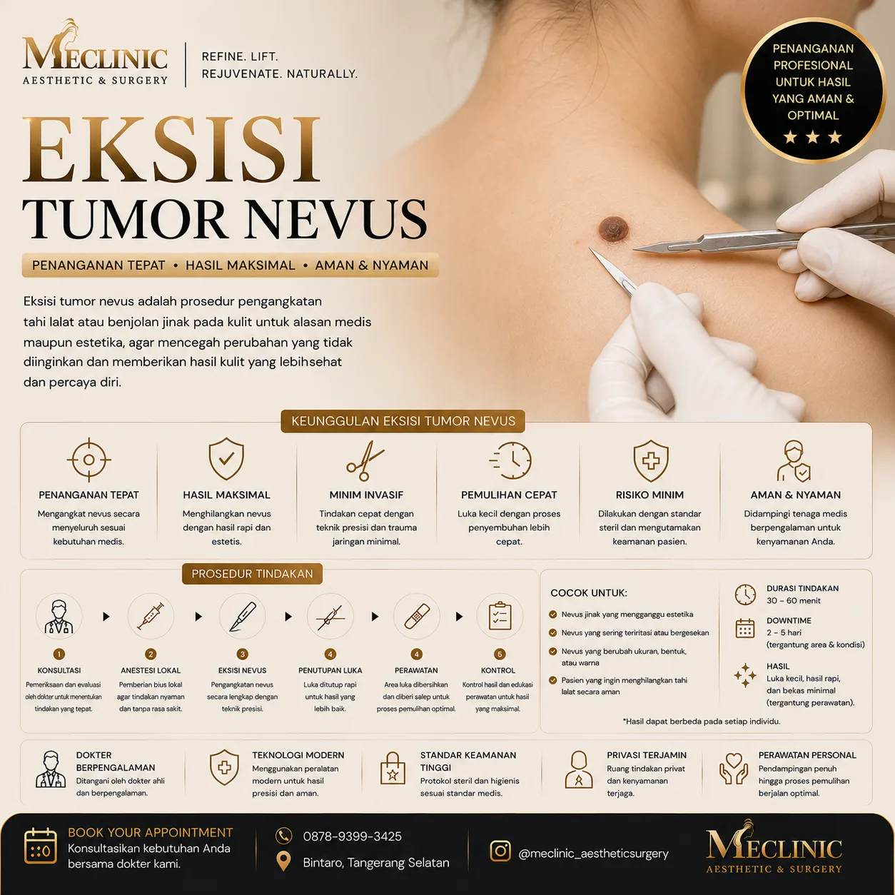Eksisi Tumor Nevus (Kecil)